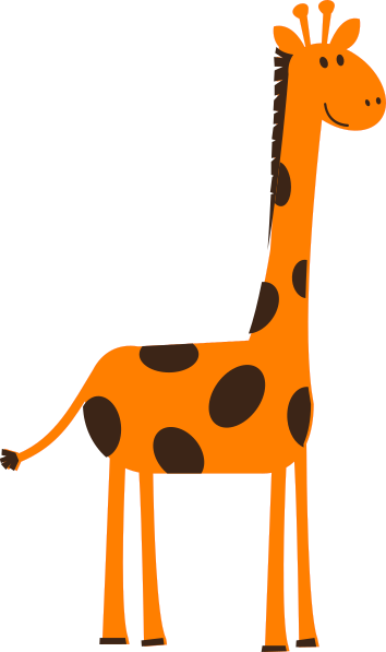 Girafe Clip Art at Clker.com - vector clip art online, royalty free ...