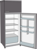 Open Refrigerator Clip Art