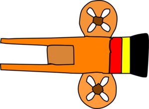Orange Turret Clip Art