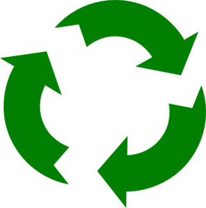 Green Arrows Recycle  Clip Art