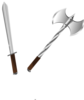 Sword Axe Clip Art