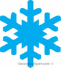 Cartoon Snowflake Clipart Image