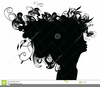 Silhouette Clipart Girl Face Image