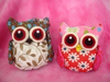 Fabric Plush Stuffed Owl Sewing Pattern Pin Cushion Toy Image