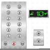 Elevator Buttons Clipart Image
