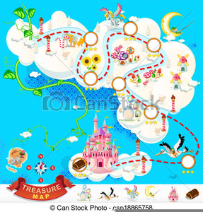 Treasure Map Clipart Image