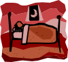 A Person Sleeping Clip Art