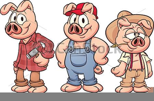 Three Little Pigs Clipart Free Image