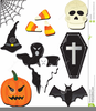 Kids Trick Or Treating Clipart Image