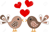 Two Birds Clipart Image