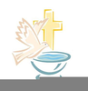 Baptismal Ceremony Clipart Image
