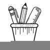 Clipart Pencil Holder Image