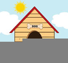 Dog Houses Clipart Image