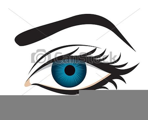 Eye Side View Clipart Image
