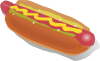 Hot Dog Sandwich  Clip Art