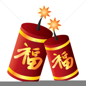 Chinese Firecrackers Clipart Image