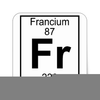 Francium Periodic Table Image