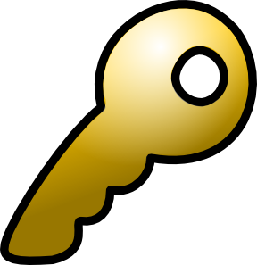 Key Icon Clip Art