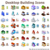Desktop Building Icons Image
