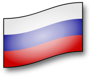 russia flag emoji vector Stock Vector