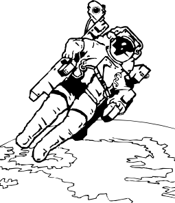 Spacewalk Clip Art