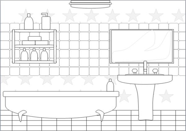 Bathroom Bw 2 | Free Images at Clker.com - vector clip art online