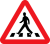 Pedestrian Crossing  Clip Art