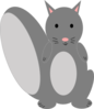 Squirrel Smile Clip Art