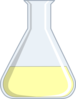 Chemistry Flash Kansei Formation Yellow Flask Clip Art