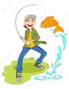 Fishing Cartoon Clipart Image