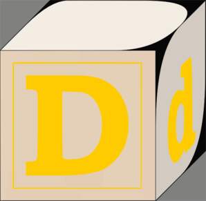 Blocks D Clip Art
