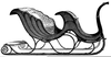 Sleigh And Horses Clipart Image
