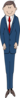 Tall Man In Suit Clip Art