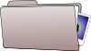 Grey Folder Icon Clip Art