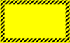 Blank Caution Sign Clip Art