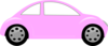 Baby Pink Car Clip Art
