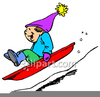 Christmas Sleigh Ride Clipart Image