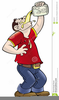 Drunk Man Cartoon Clipart Image