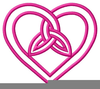 Irish Hearts Clipart Image