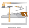 Stock Vector Carpenters Tool Logo Is An Illustration That Can Be Used As A Logo For Carpenter Or Repairman Image