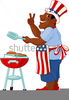 Fourth July Cookout Clipart Image