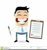 Contract Management Clipart Image