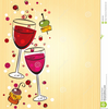 Free Wine Cheese Clipart Image