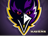 Raven Football Clipart Image