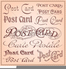 Free Vintage Postcards Clipart Image