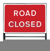 Road Construction Sign Clipart Image