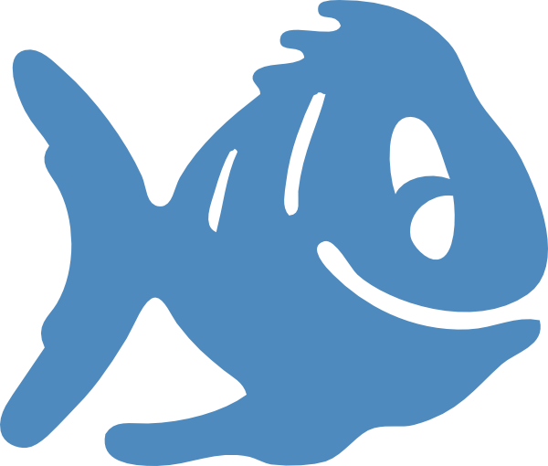 Download Cartoon Fish Silhouette Clip Art at Clker.com - vector ...