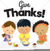 Kids Praying Clipart Image