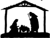 Free Cliparts Nativity Scenes Image