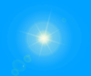 Sun With Blue Background Clip Art